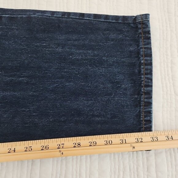 Vintage Y2K Rocawear Jeans Men's 40x34 Med Wash Wide Leg RN# 106830 Logo Pocket - Picture 7 of 16